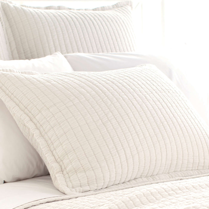 Boyfriend Matelasse Sham Sham By Annie Selke