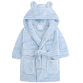 Boys Blue Super Soft Hooded Dressing Gown (PK5) (6-24 Months)-18C205