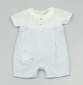 Boys Romper Bear & Boat (0-3-9 Months)-GF1057