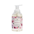Greenleaf Brambleberry Foaming Hand Soap with raspberry, rose, and amber fragrance in decorative pink bottle