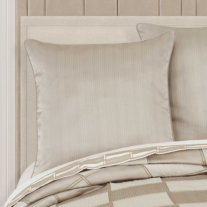 Brando Flax Euro Sham Euro Sham By J. Queen New York
