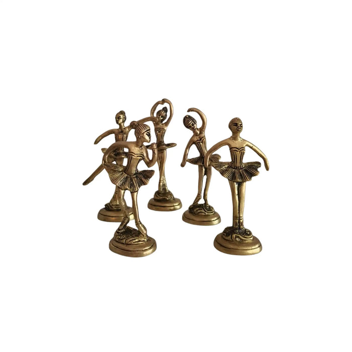 Brass Ballerina Figurines – Handcrafted Dancing Girl Statues for Home Décor   Brass Ware