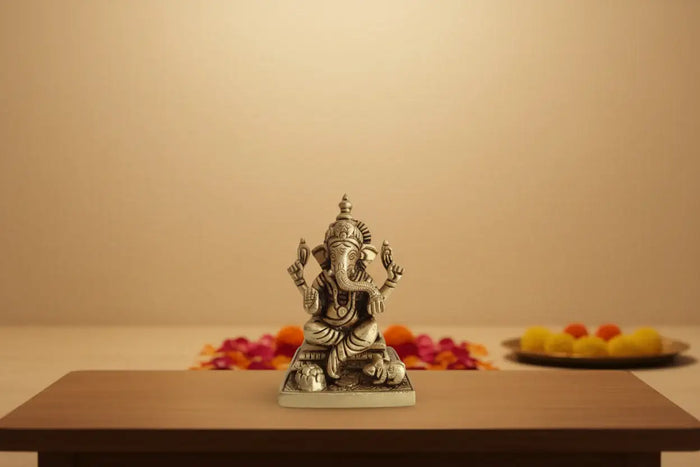 Brass Ganesha Idol: Remover of Obstacles and Bringer of Fortune   Brass Ware