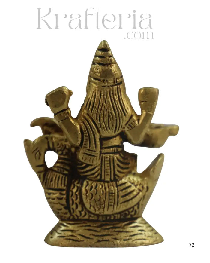 Brass Goddess Saraswathi Idol for Spiritual and Educational Spaces   Brass Ware