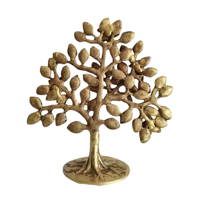 Brass Kalpavruksha – Divine Wish-Fulfilling Tree for Prosperity & Vastu Décor   Brass Ware