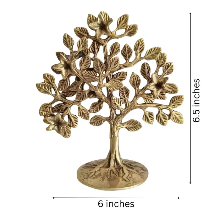 Brass Kalpavruksha – Divine Wish-Fulfilling Tree for Prosperity & Vastu Décor   Brass Ware