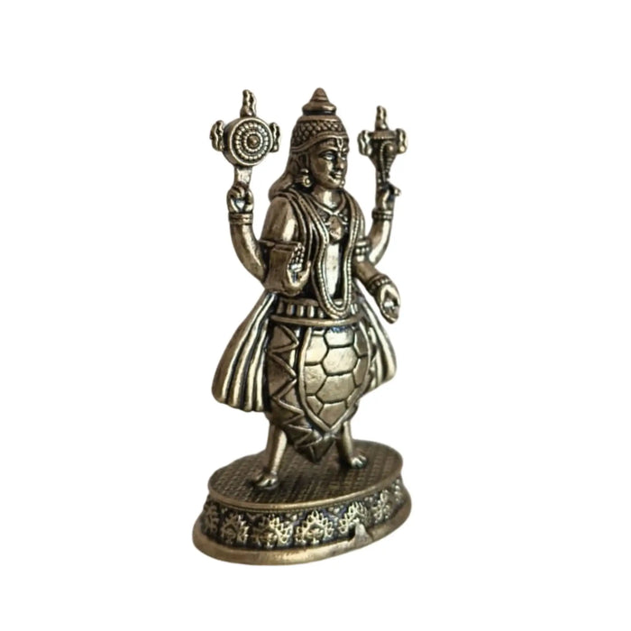 Handcrafted Brass Kurma Avatar Idol – Vishnu Tortoise Form Statue for Puja & Home Decor   Brass Ware