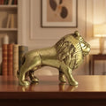 Brass Lion Figurine – Animal Idol for Home & Office Décor   Brass Ware