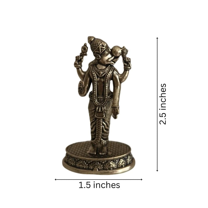 Brass Idol of Lord Varaha Avatar: Vishnu's Boar Incarnation   Brass Ware