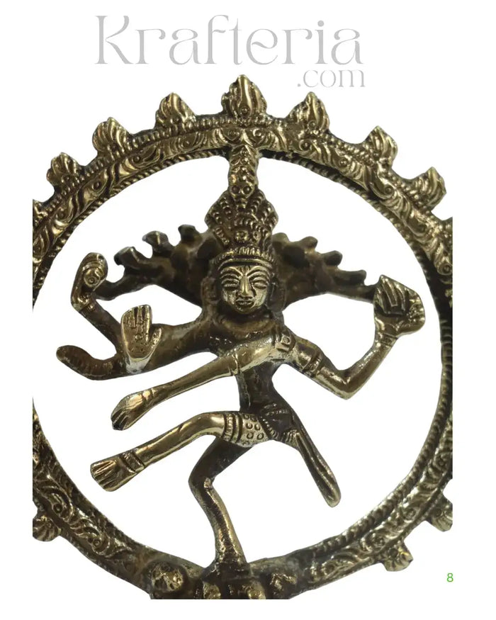 Brass Sculpture of Nataraja Swamy – Embodiment of Shiva’s Dance   Brass Ware