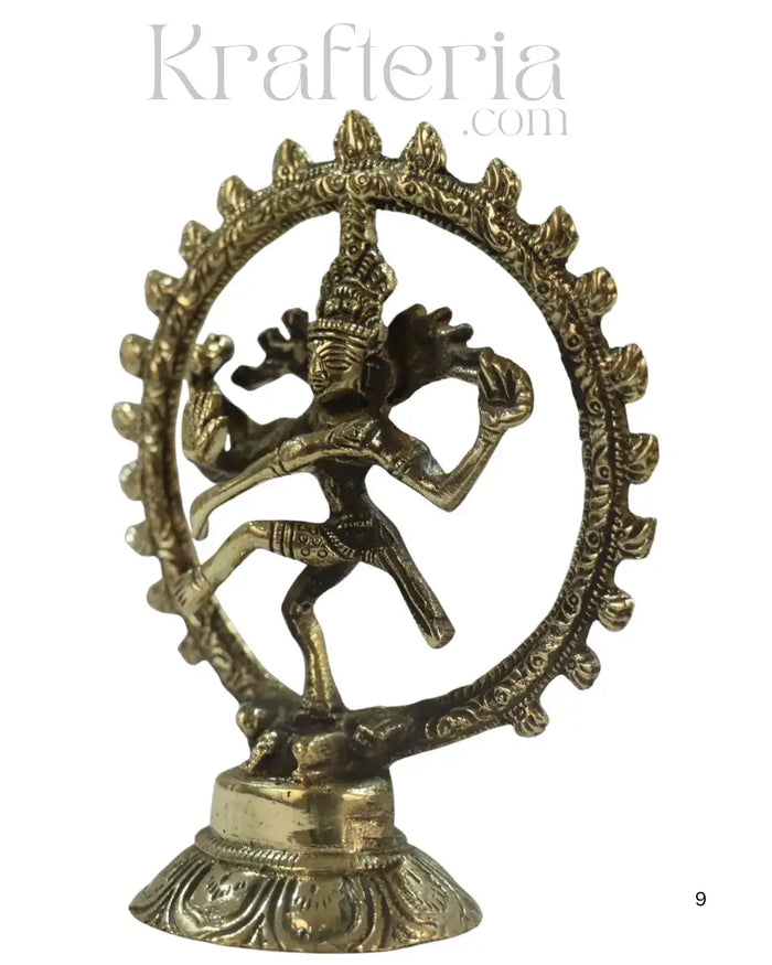 Brass Sculpture of Nataraja Swamy – Embodiment of Shiva’s Dance   Brass Ware