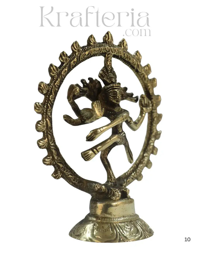 Brass Sculpture of Nataraja Swamy – Embodiment of Shiva’s Dance   Brass Ware