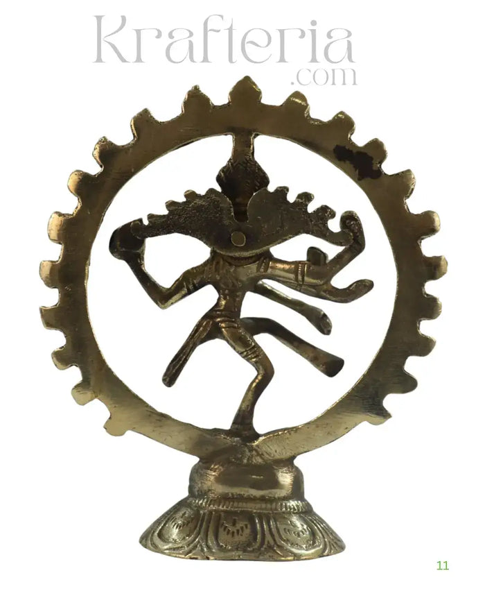 Brass Sculpture of Nataraja Swamy – Embodiment of Shiva’s Dance   Brass Ware