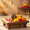 Brass of Lord Shiva and Ganesha Idol Together   Brass Ware
