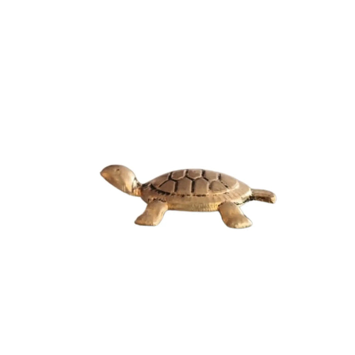 Decorative brass tortoise sculpture, Arts&Crafts style.