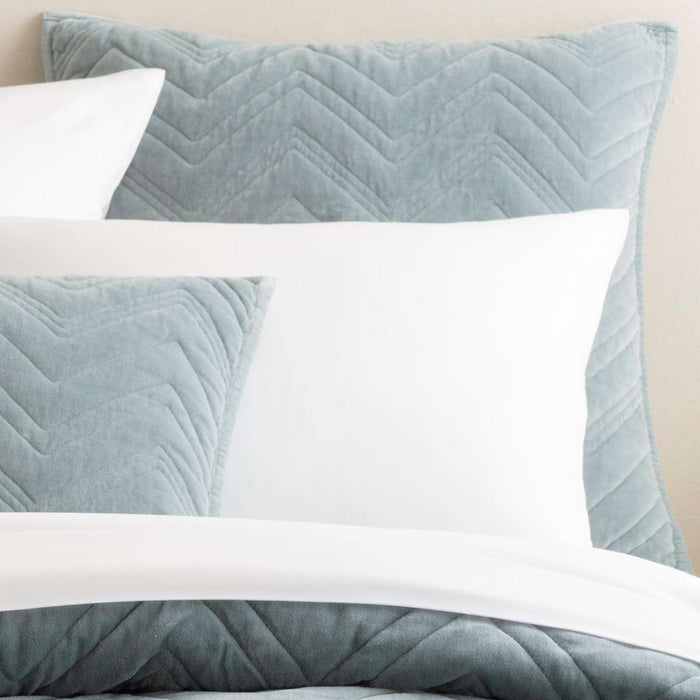 Brentwood Velvet Quilted Sham Sham By Annie Selke