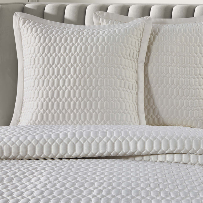 Brilliance Ivory Euro Sham Euro Sham By J. Queen New York