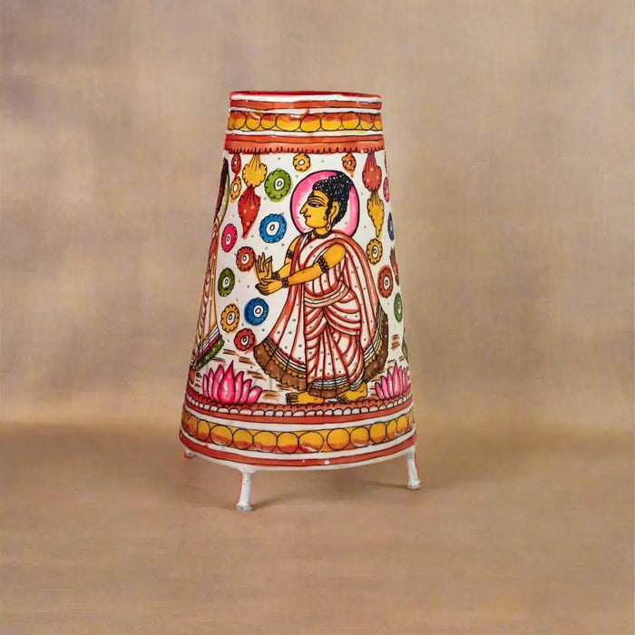 Buddha Leather Puppetry Lampshade – Symbol of Peace and Enlightenment | Bed Lamp   Leather Paintings