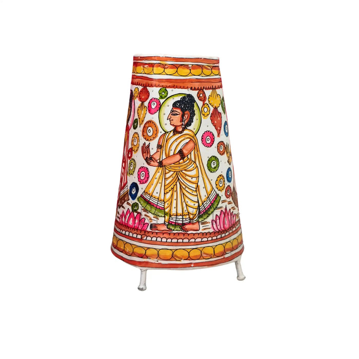 Buddha Leather Puppetry Lampshade – Symbol of Peace and Enlightenment | Bed Lamp   Leather Paintings