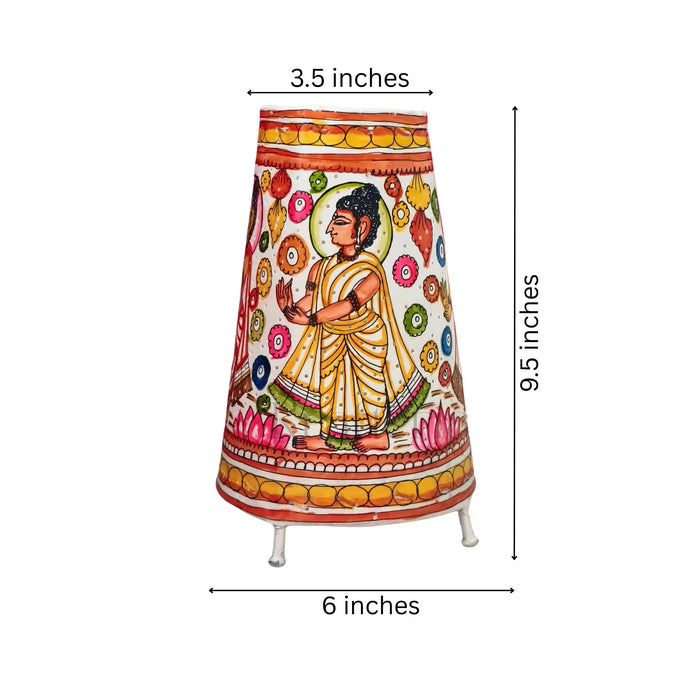 Buddha Leather Puppetry Lampshade – Symbol of Peace and Enlightenment | Bed Lamp   Leather Paintings