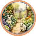 Bunny Spring Sign, Spring Sign, Wreath Attachment, Wreath Sign, Wreath Center