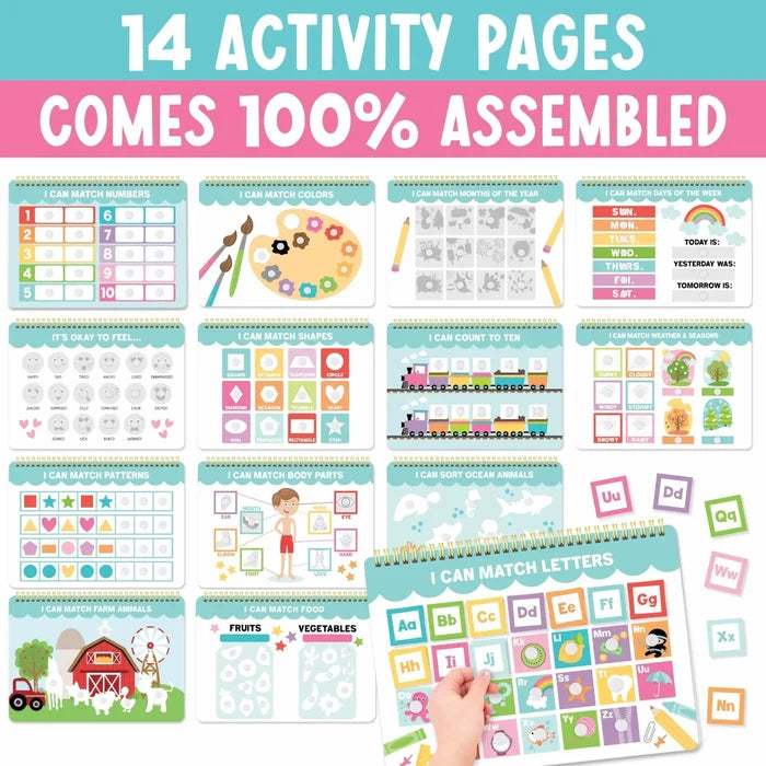 Busy Book for Kids — 14 Learning Activities in One!
