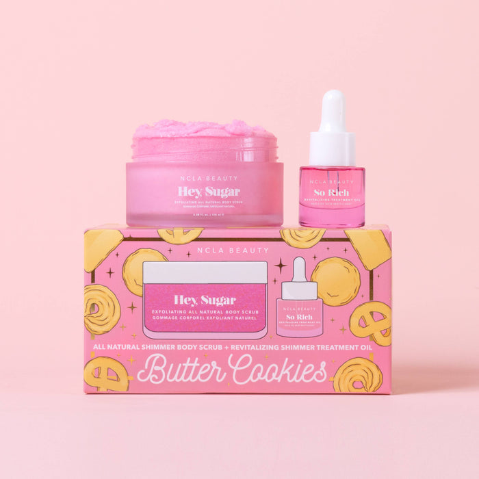 Butter Cookies Body Scrub + Treatment Oil Gift Set