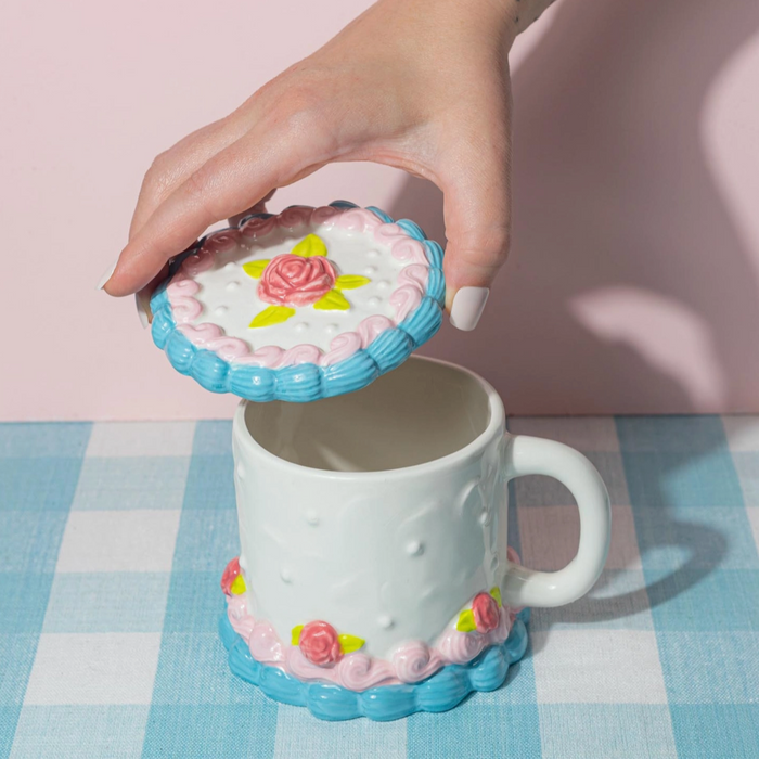 Cake Mug with Lid