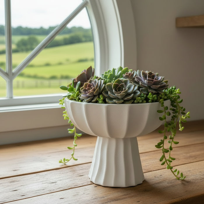 CAMILLA PEDESTAL DISPLAY BOWL / PLANTER