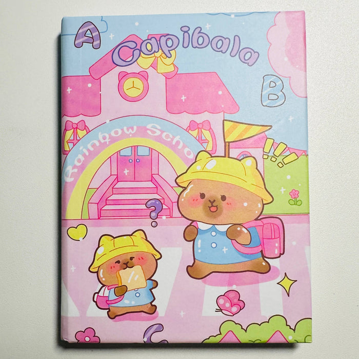 Capybara Mini Blank Notebook Journal Blank Note Stationery