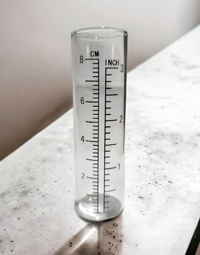 CAST IRON ANTIQUE WATER PUMP RAIN GAUGE