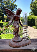 CAST IRON MAGICAL FAIRY RAIN GAUGE