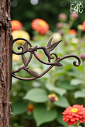 CAST IRON METAL HUMMINGBIRD WALL BRACKET HOOK