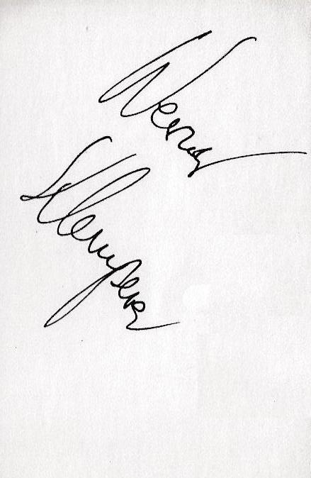 Cat. #00159142:  WERNER KLEMPERER