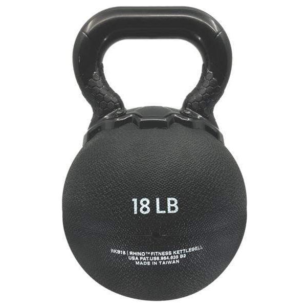 Champion Sports 18 LB Rhino Rubber Kettle Bell RKB18