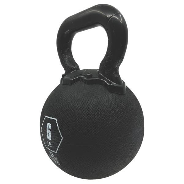 Champion Sports 6 LB Rhino Rubber Kettle Bell RKB6