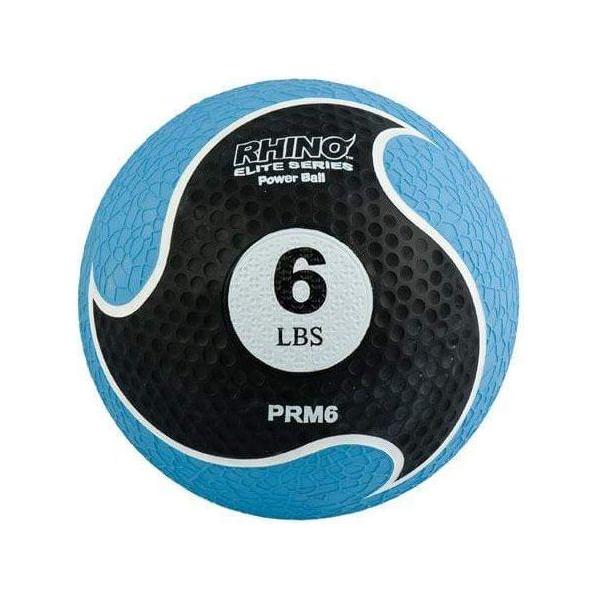 Champion Sports 6 LB Rhino Skin Elite Rubber Medicine Ball PRM6