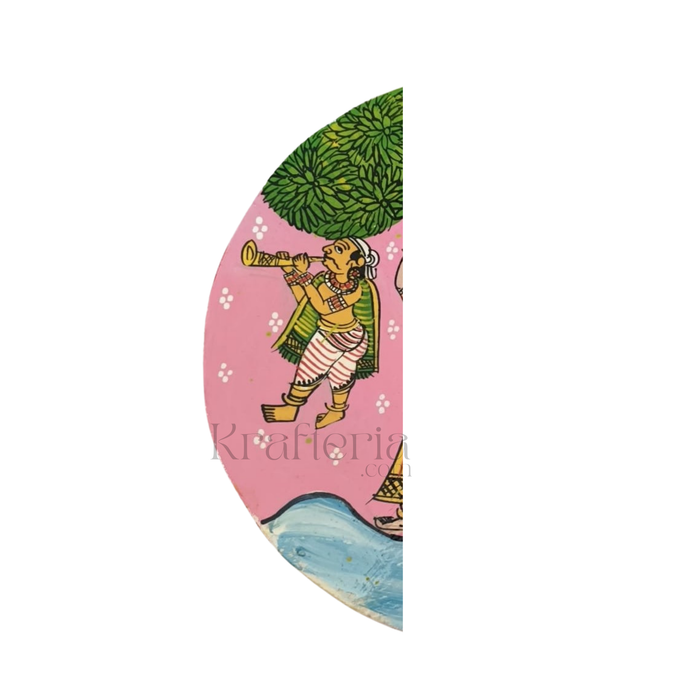 Cheriyal Bathukamma Festival painting: vibrant village life wall decor