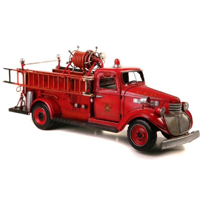 Chevy Fire Truck Model Ornament - 45cm