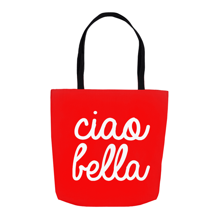 Ciao Bella Tote Bag - Red