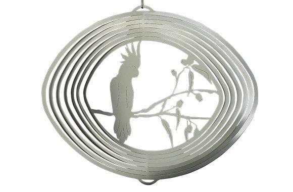 COCKATOO - STAINLESS STEEL WIND WHIRL SPINNER