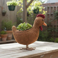 COIR RATTAN ANIMAL PLANTER - CHOOK