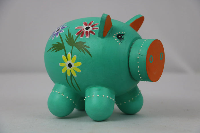 Colorful Wooden Piggy Bank – Savings Box for Children Balaji varanasi