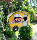 Colourful Caravan Hanging Bird house