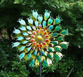 COLOURFUL PEACOCK WIND SPINNER