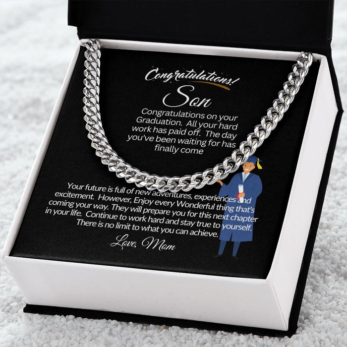 Congratulations Son-Cuban Link Chain💕