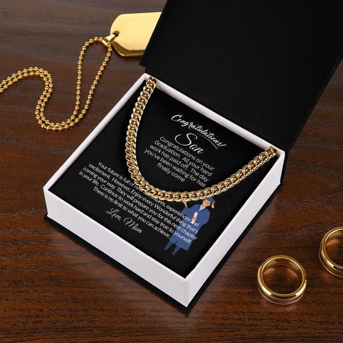 Congratulations Son-Cuban Link Chain💕