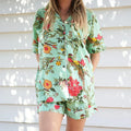 COTTON 2PC PYJAMA SET - SHORT - MORNING MELLOW