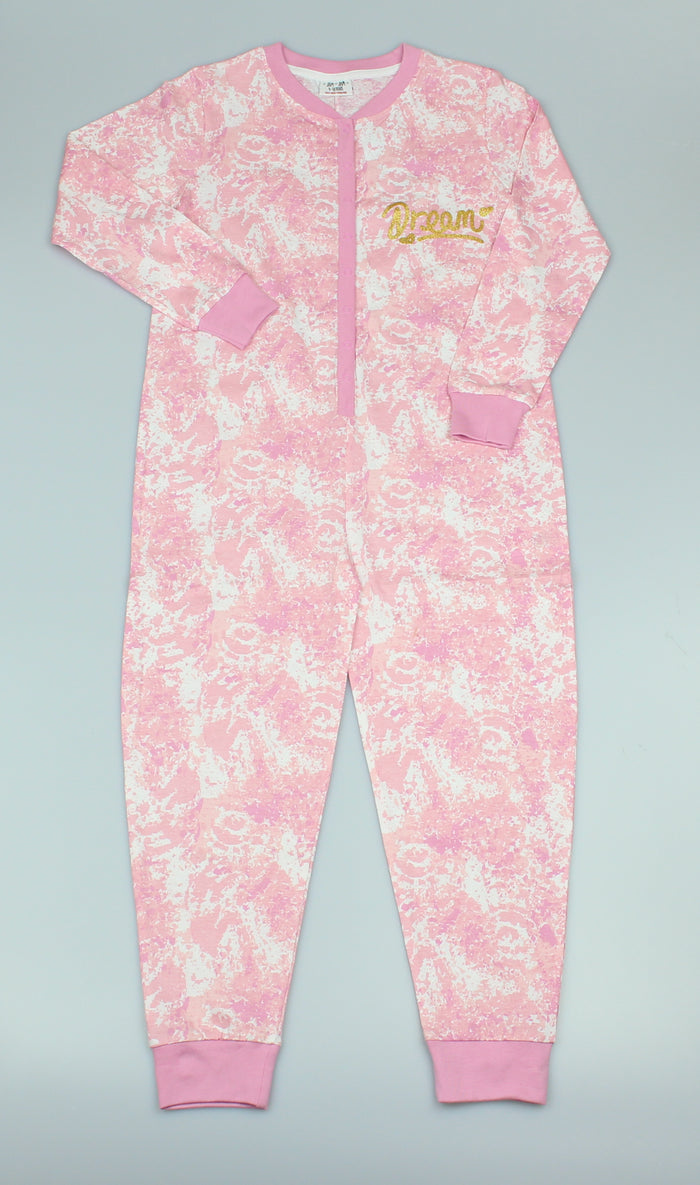 Cotton Girls Tie Dye Onesie  (7-12 Years)-GF6192