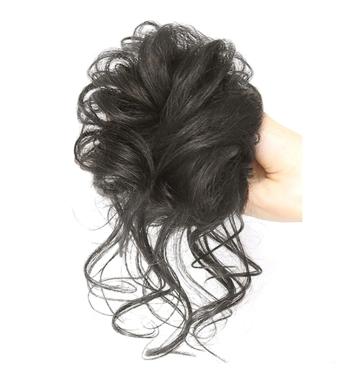 Messy Curly Hair Bun Scrunchie Extensions-Boots N Bags Heaven-Boots N Bags Heaven